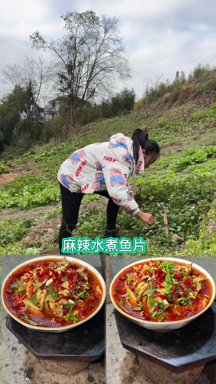 今天弄一个我们家都比较喜欢吃的麻辣水煮鱼片