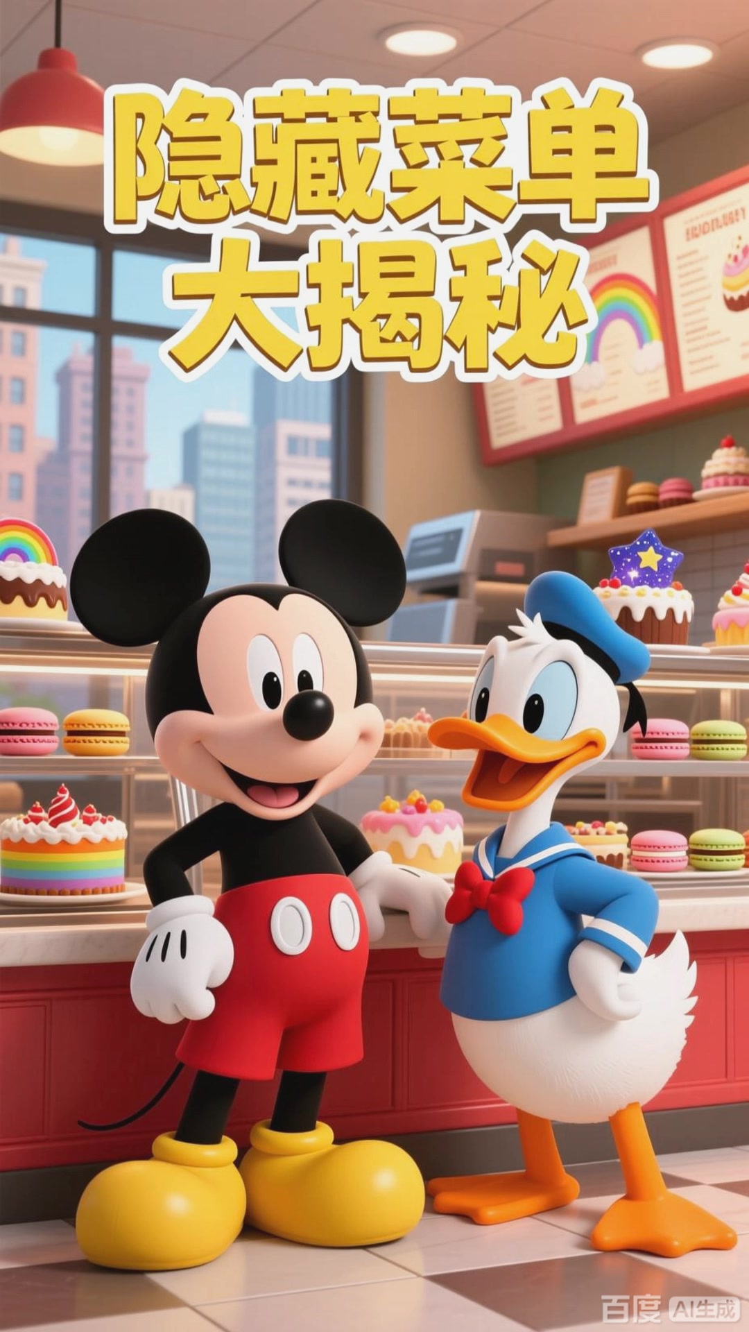 米老鼠唐老鸭:甜品店的隐藏菜单