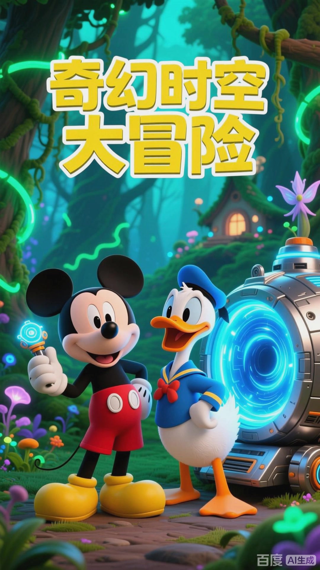米老鼠唐老鸭：奇幻和科技的跨界互动