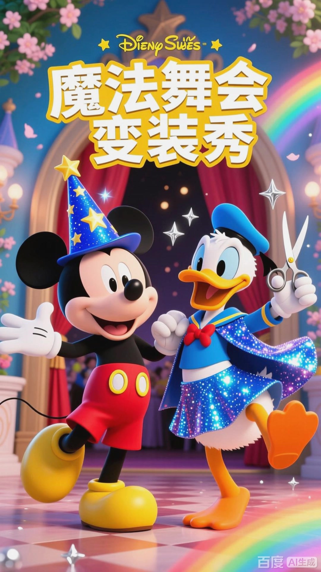 米老鼠唐老鸭:魔法舞会的爆笑穿搭