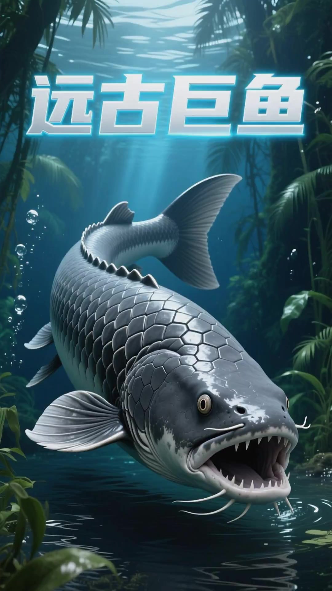 巨骨舌鱼是一亿年前的活化石，也是世界上最大的淡水鱼之一