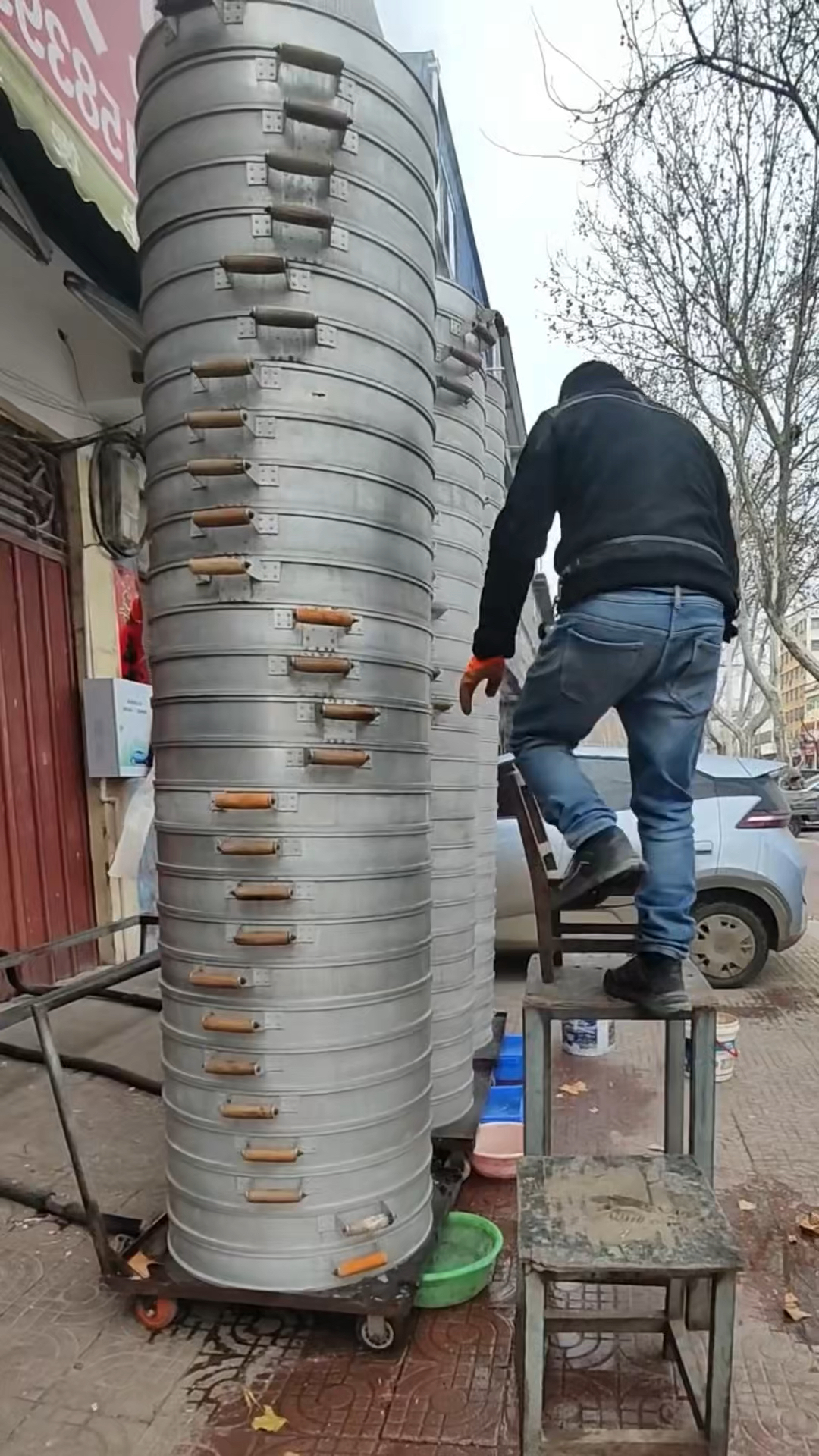 这样能多蒸多少馒头啊