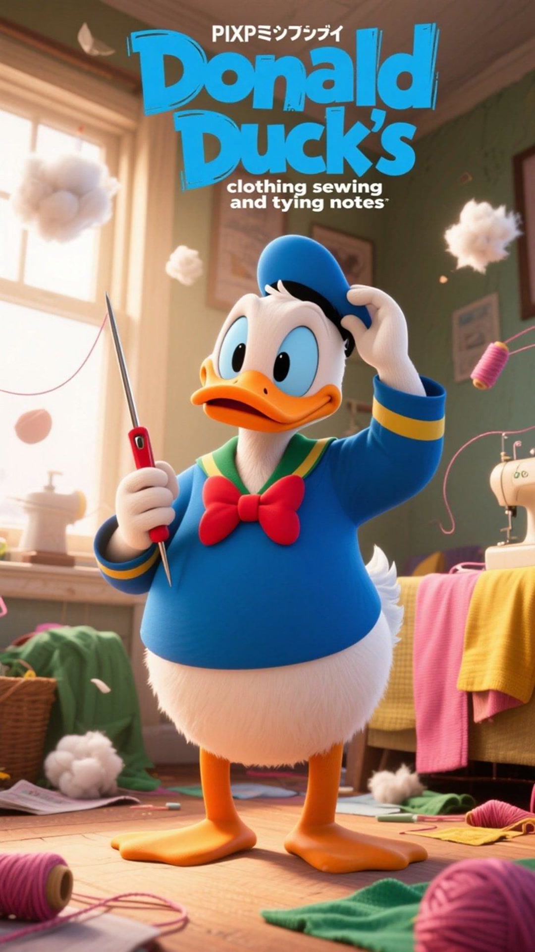 唐老鸭的衣物缝补扎手记