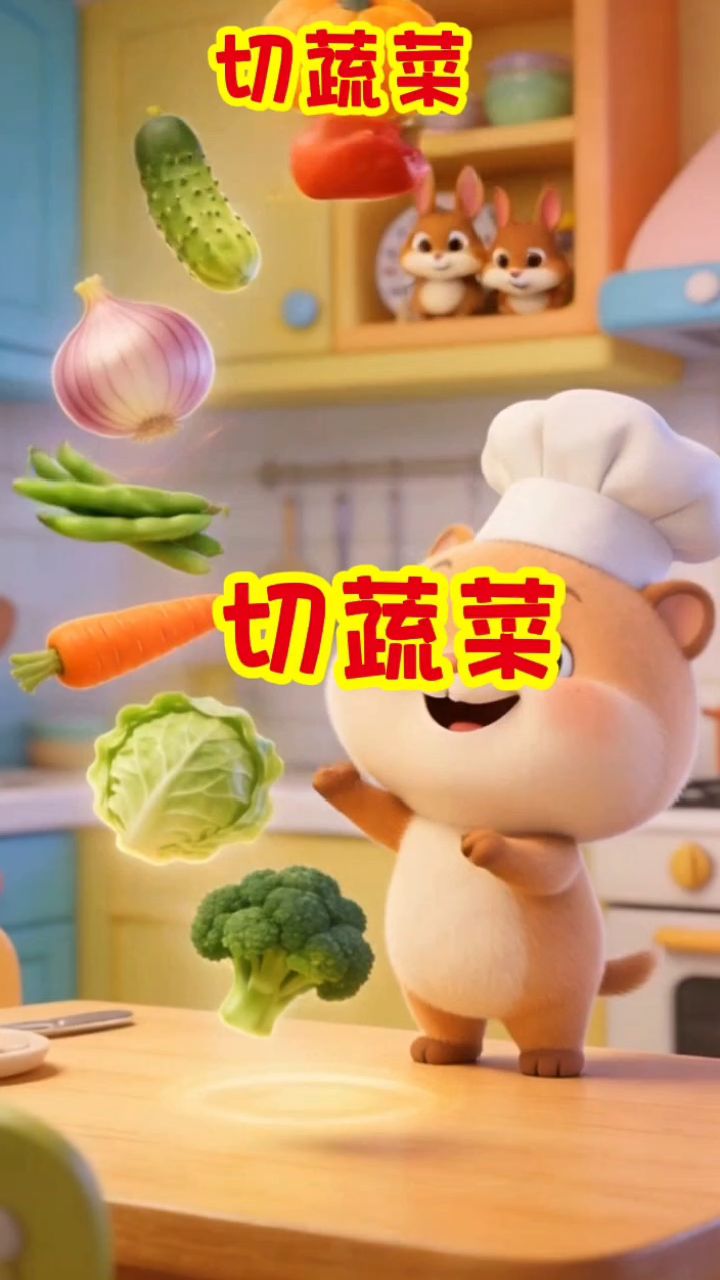 第181集，宝宝儿歌，切蔬菜