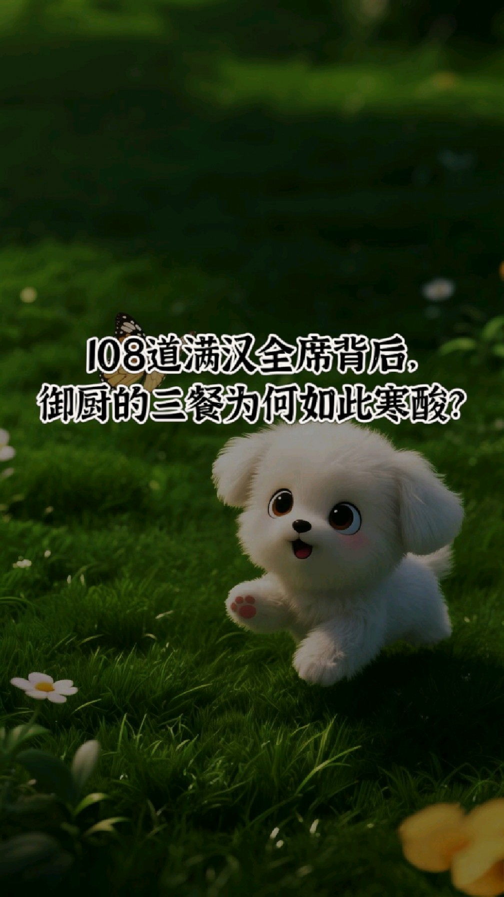 108道满汉全席背后,御厨的三餐为何如此寒酸?
