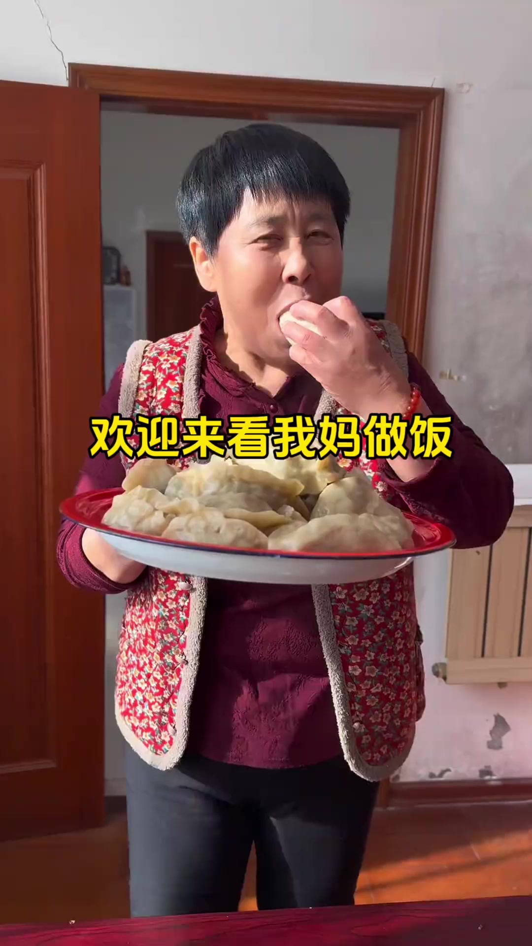 素馅萝卜丝大蒸饺加点粉条碎竟然这样好吃