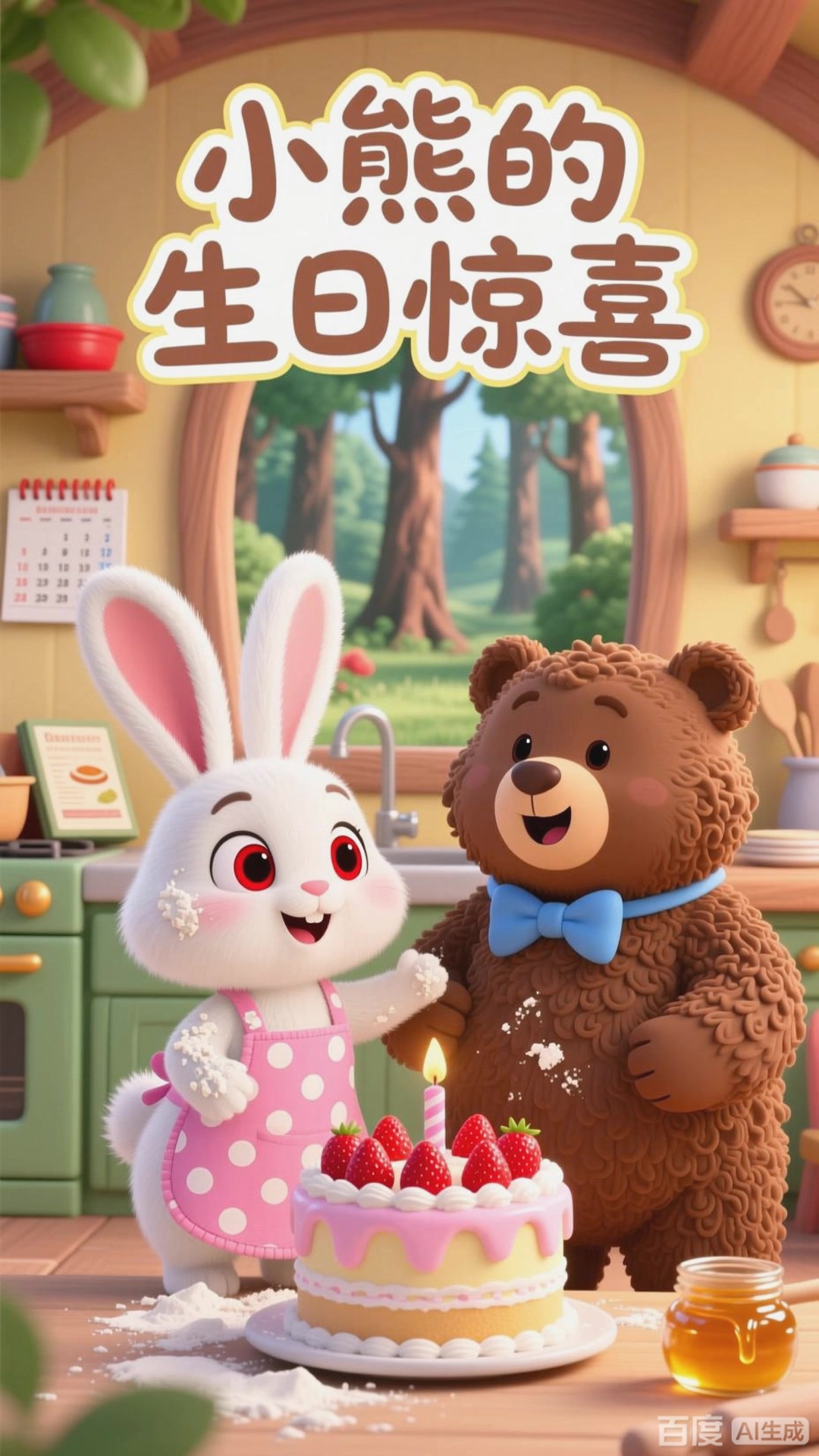 儿童故事:好朋友的生日蛋糕