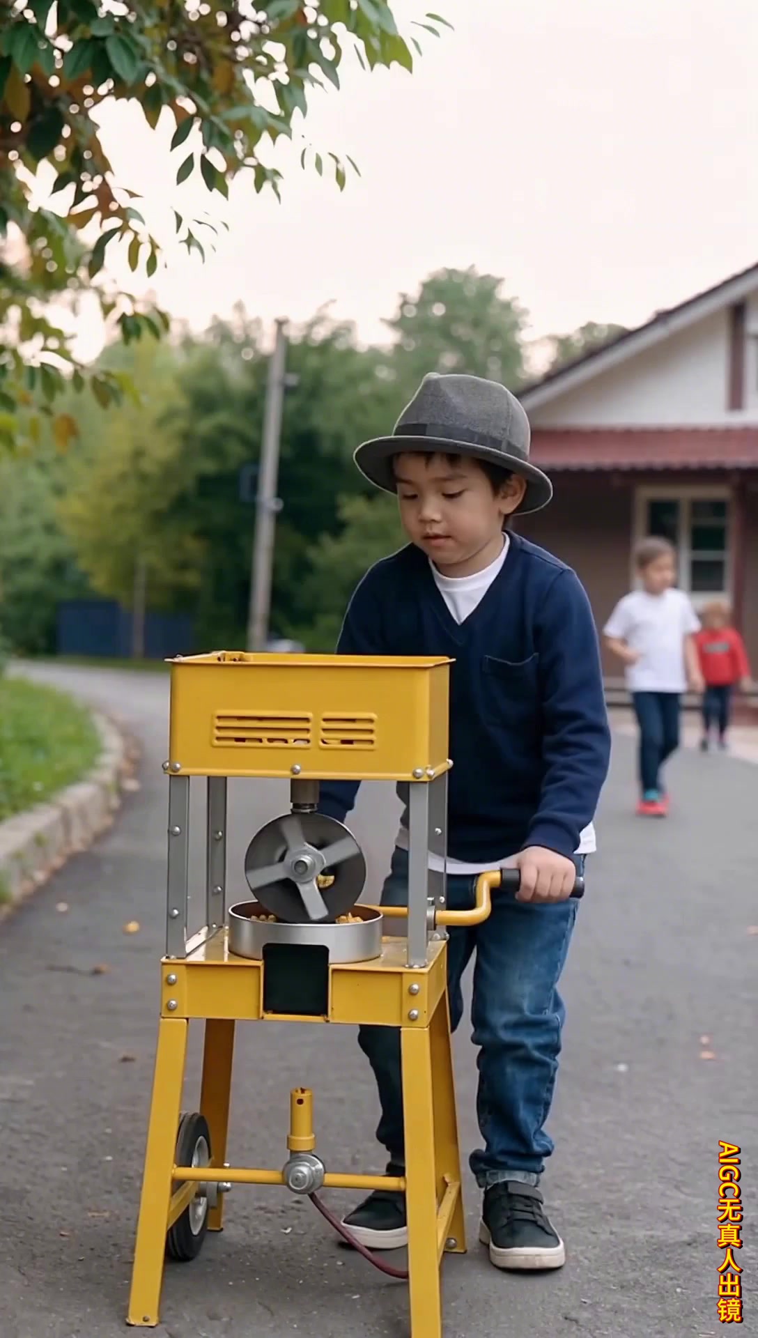 童年回忆杀！老式爆米花机炸响瞬间，漫天金雨太治愈了