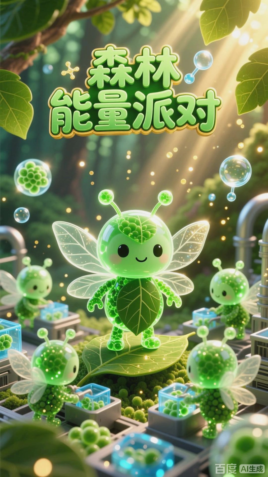 儿童故事:树叶精灵的森林派对