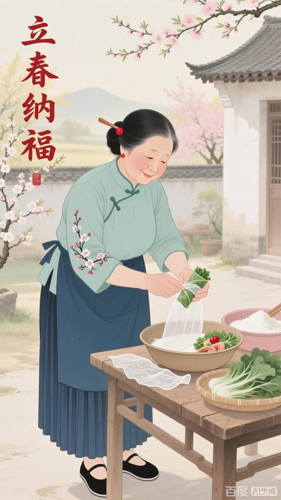 立春食春卷：卷菜而食，迎春纳福风味独特