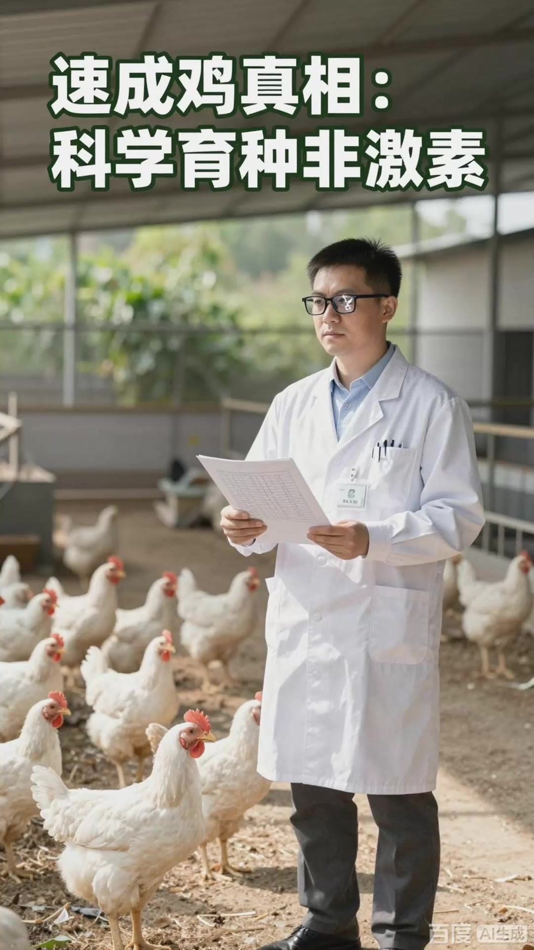 秒懂百科：速生鸡是品种改良