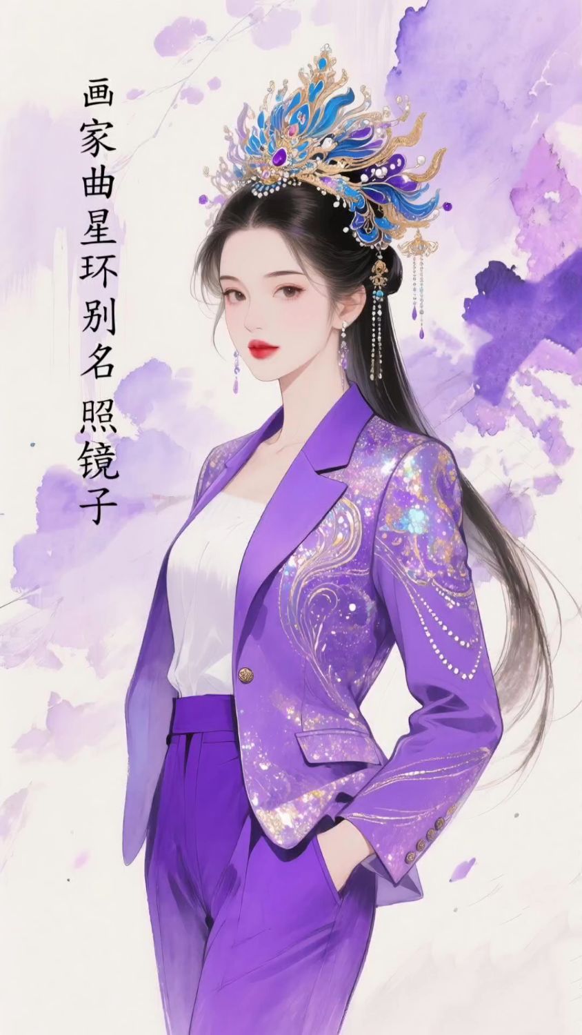 画家曲星环别名 照镜子 