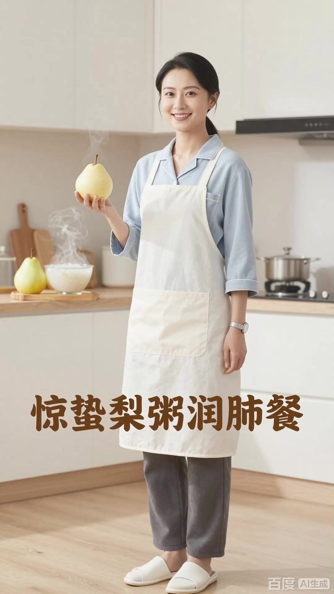 惊蛰食梨粥：梨香清甜，润肺止咳老少皆宜。
