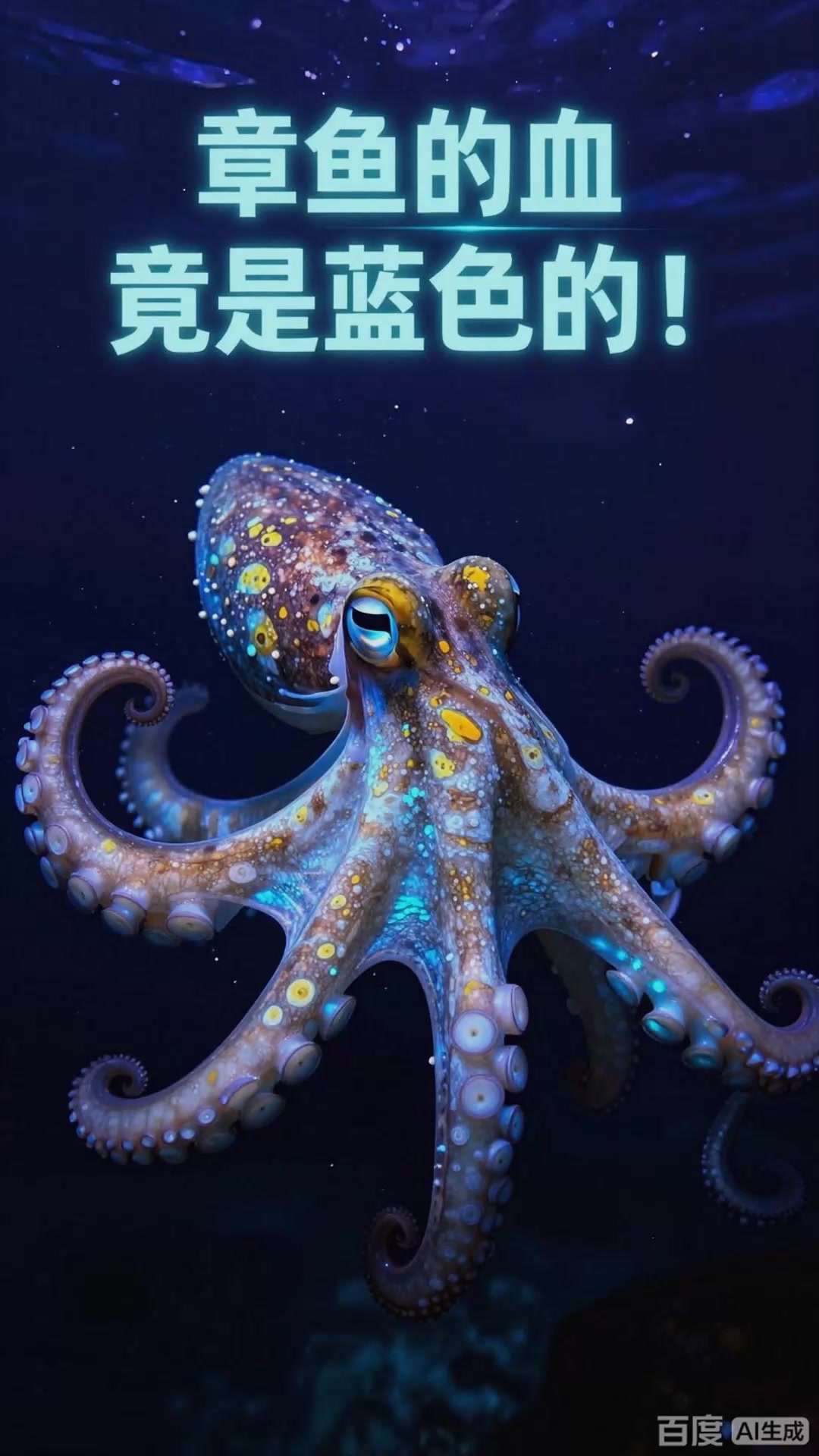 你不知道的冷知识:章鱼血含铜元素!