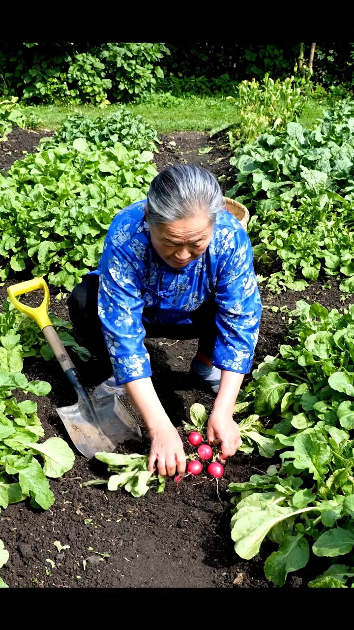 菜地拔萝卜竟挖出个小刺头,老太吓得跌坐地上,邻居这波操作太绝