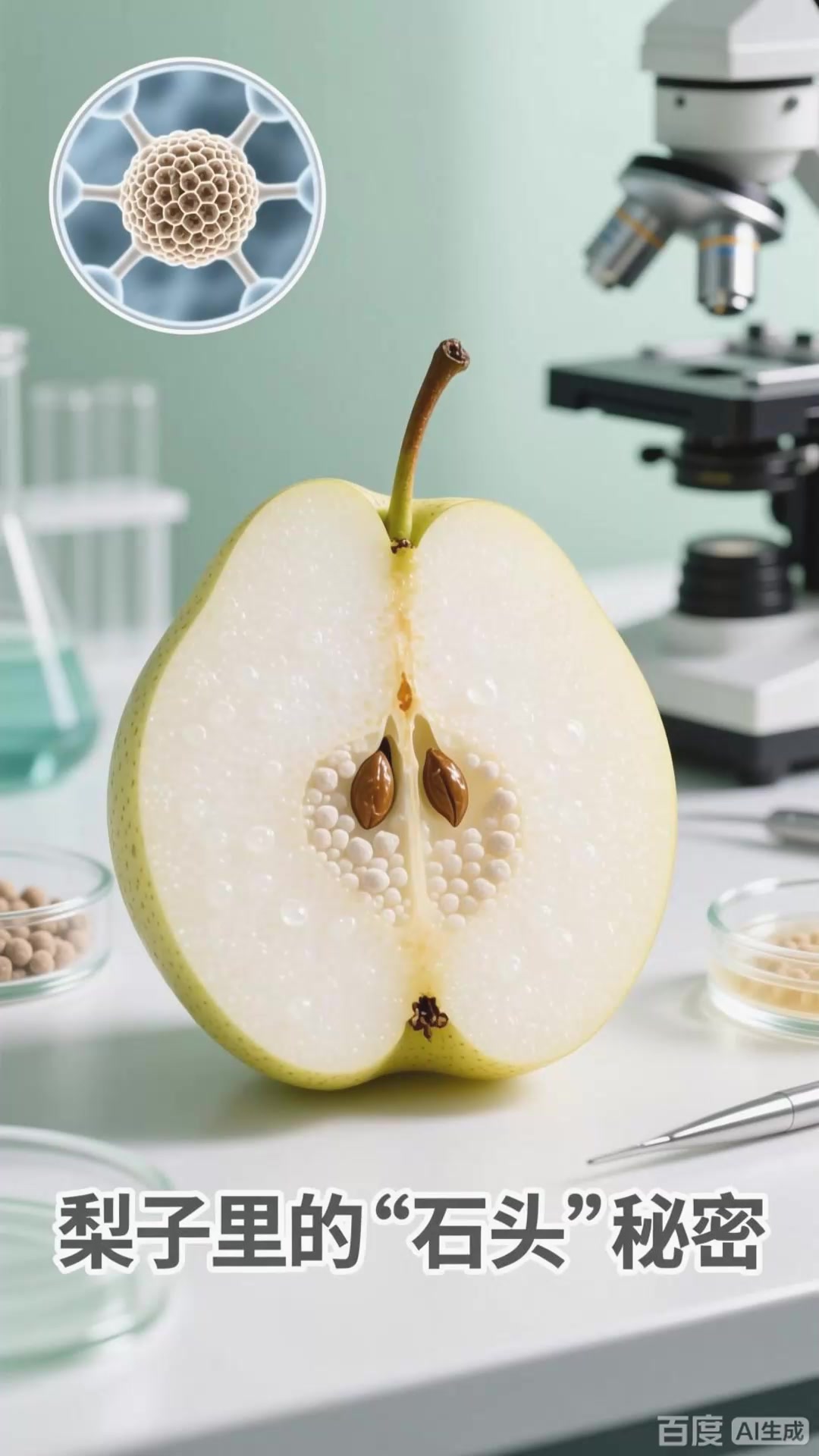 冷知识：梨子石细胞口感