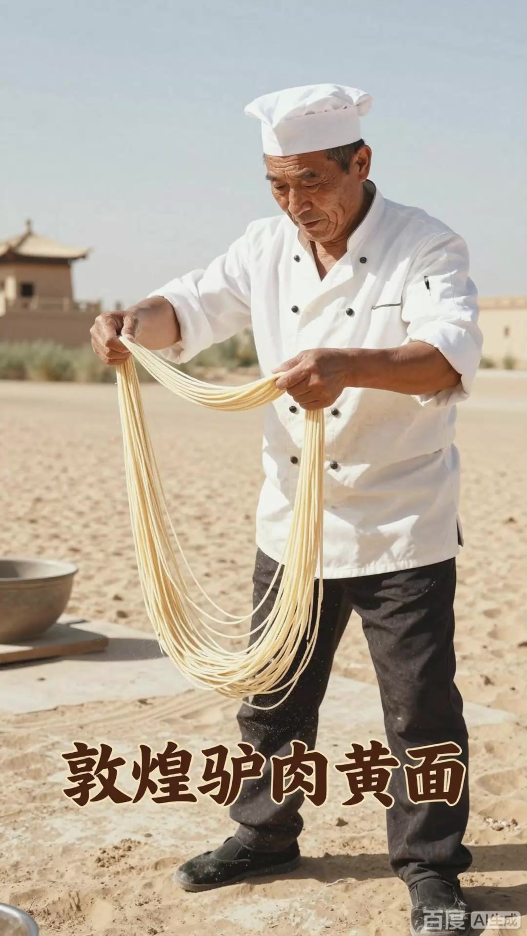 敦煌驴肉黄面：面条劲道，驴肉鲜香敦煌特色