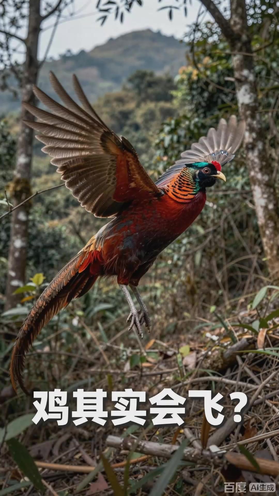 冷知识：鸡类野生会飞