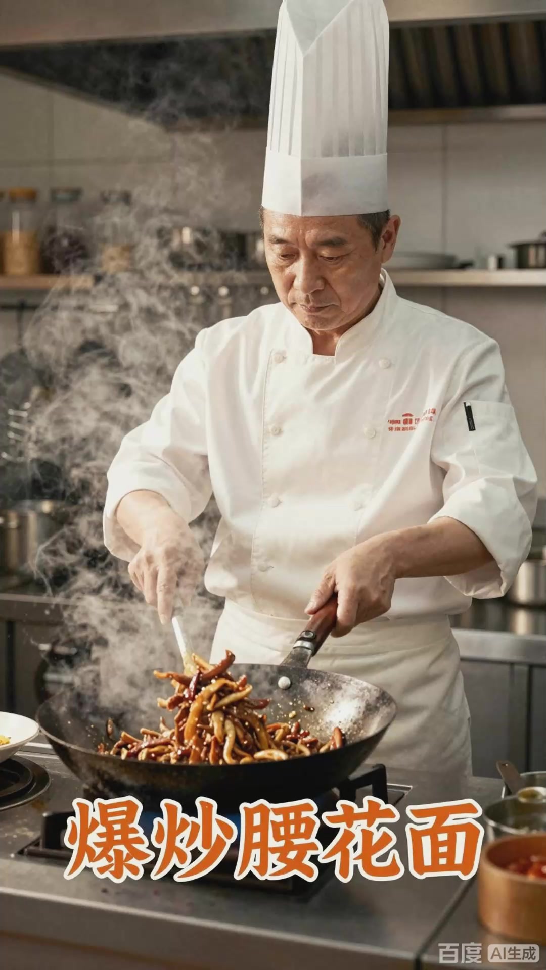 爆炒腰花面:鲁菜主食,脆嫩入味面条劲道