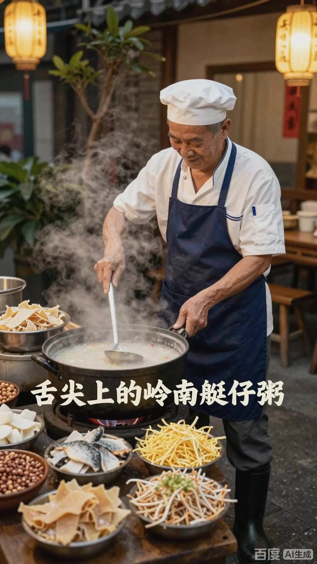 广州艇仔粥：料足味鲜，粥底绵密岭南风味