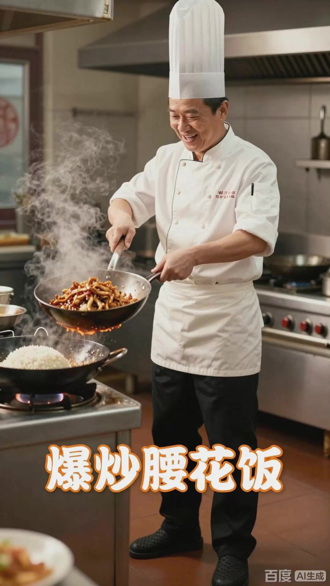 爆炒腰花饭：鲁菜主食，脆嫩入味米饭香