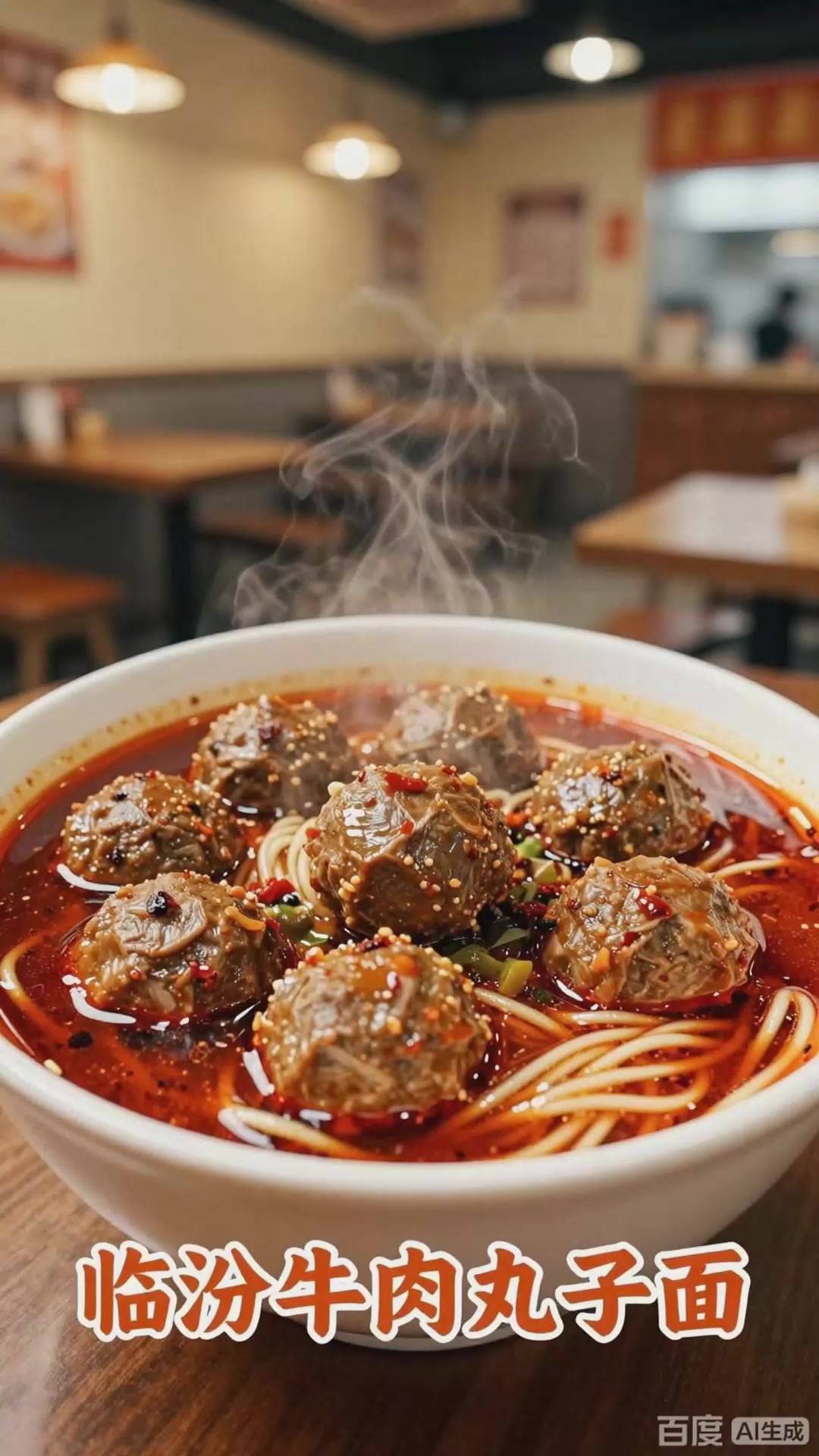 临汾牛肉丸子面：麻辣鲜香，丸子劲道_0