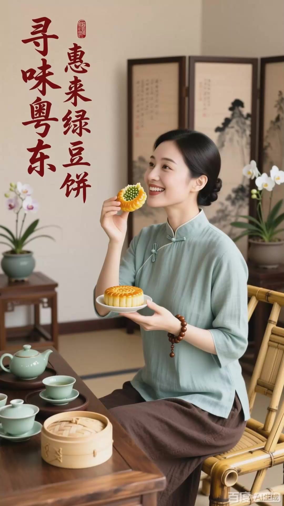 惠来绿豆饼:绿豆香浓,香甜酥脆粤东点心_0