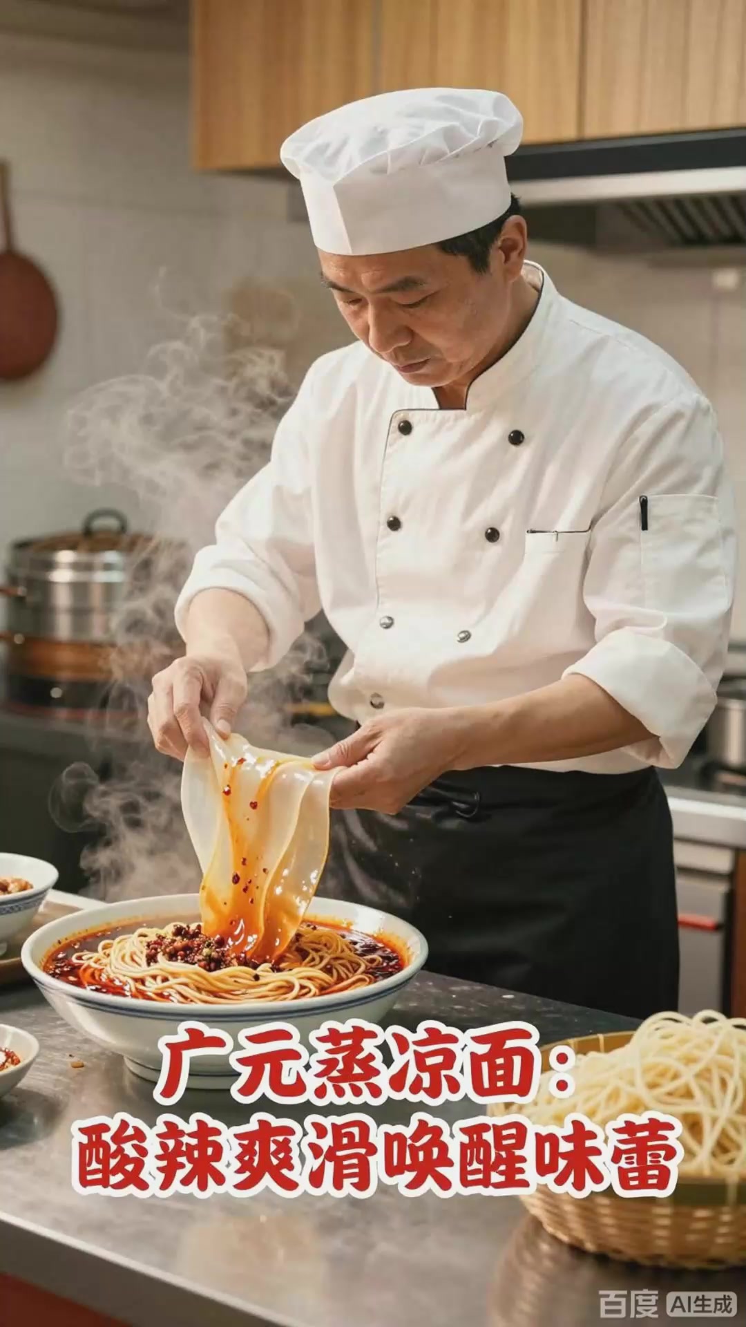 广元蒸凉面：口感爽滑，酸辣开胃广元特色_0
