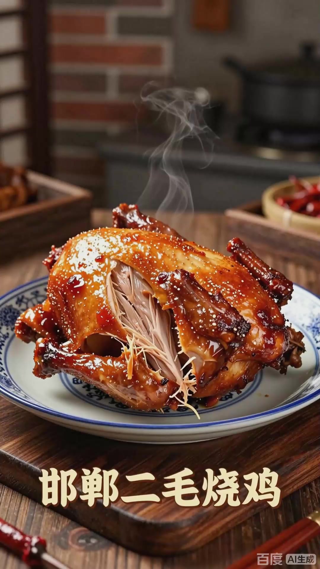 邯城二毛烧鸡:肉质酥烂,卤香浓郁邯郸特色_0