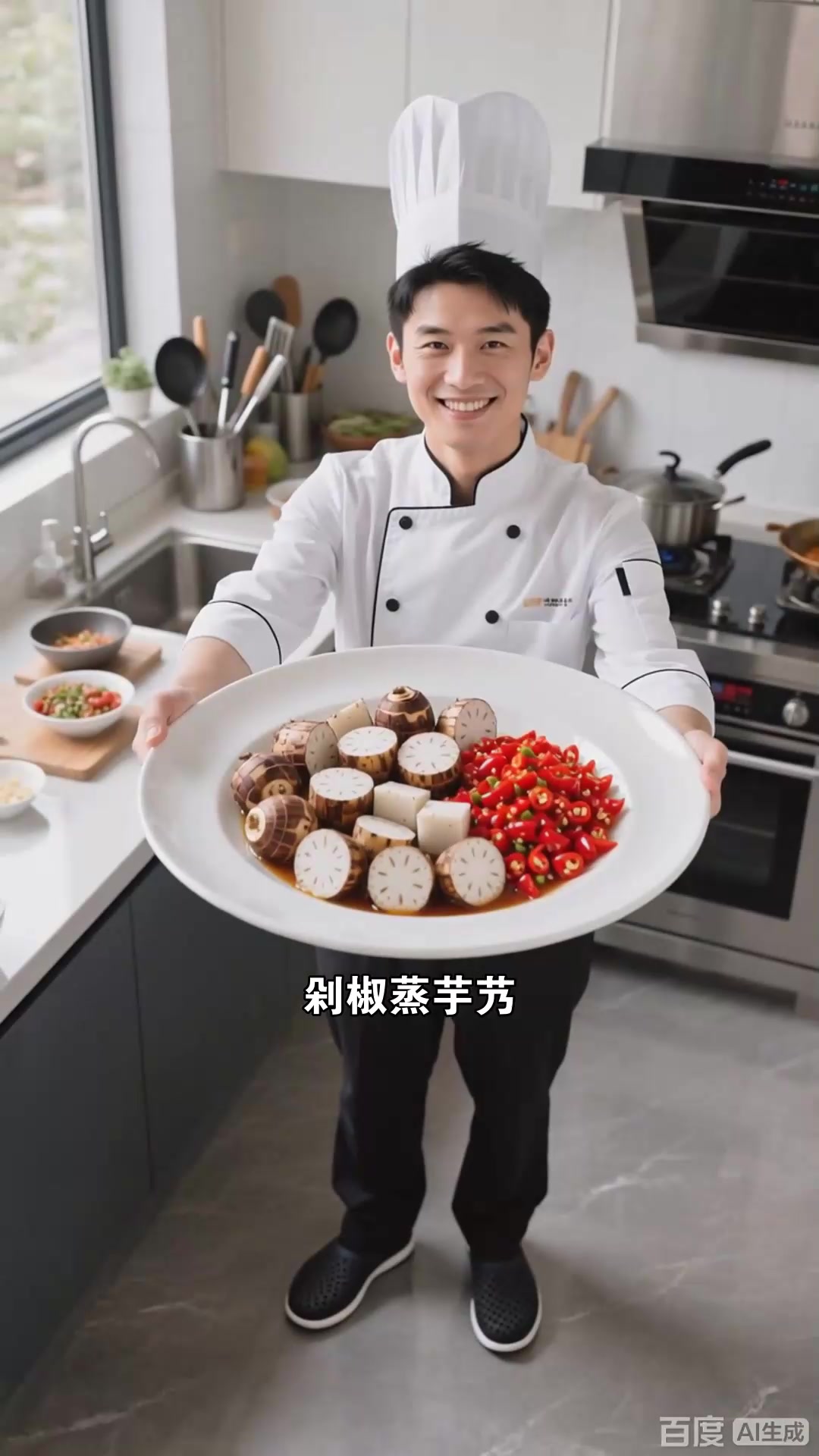剁椒蒸芋艿：湘菜小吃，软糯鲜香辣爽开胃_1
