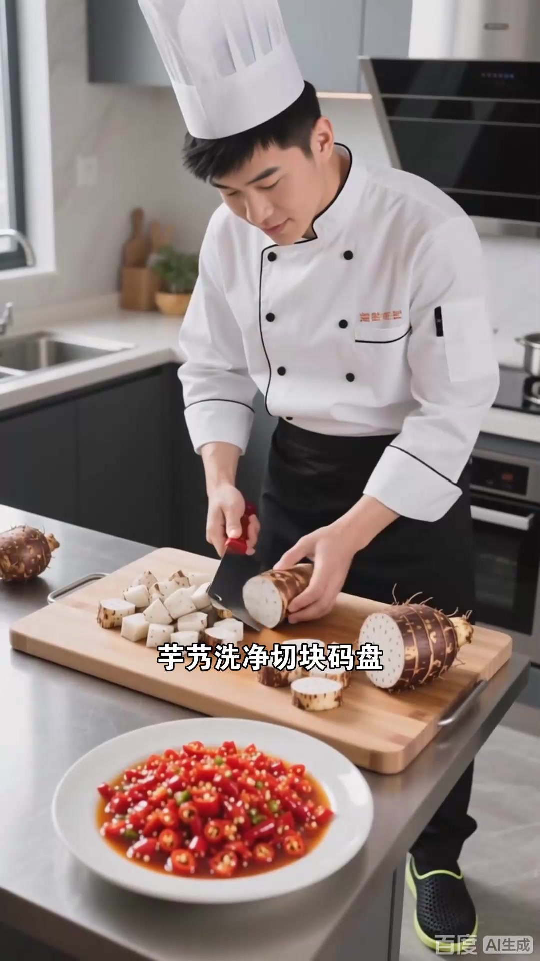 剁椒蒸芋艿：湘菜小吃，软糯鲜香辣爽开胃_2