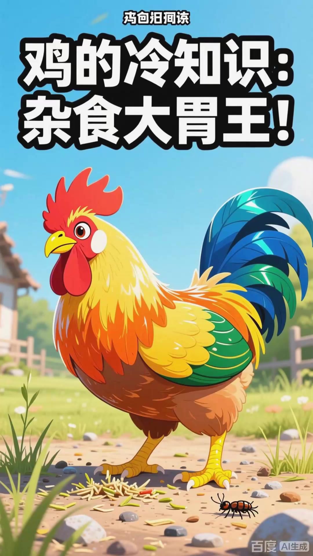 你不知道的冷知识:鸡类杂食动物!_0