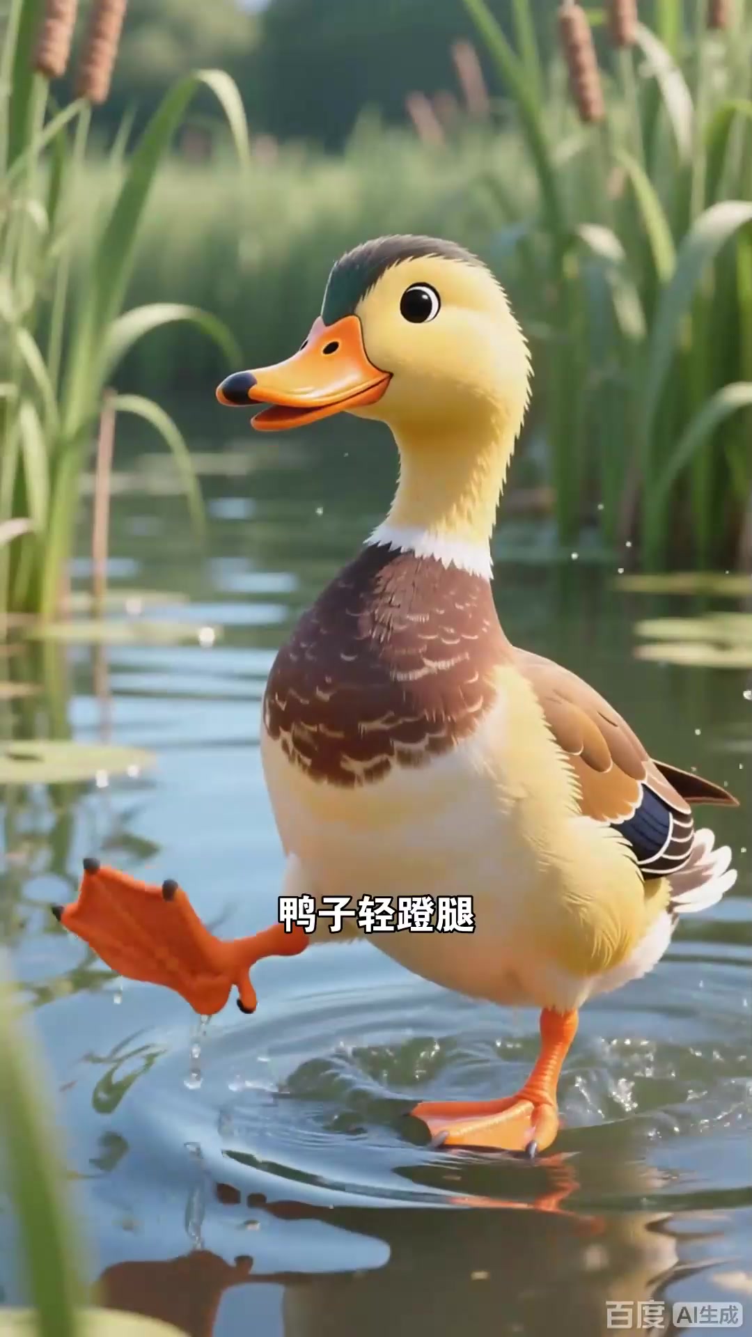 一个冷知识：鸭蹼帮助游泳_2