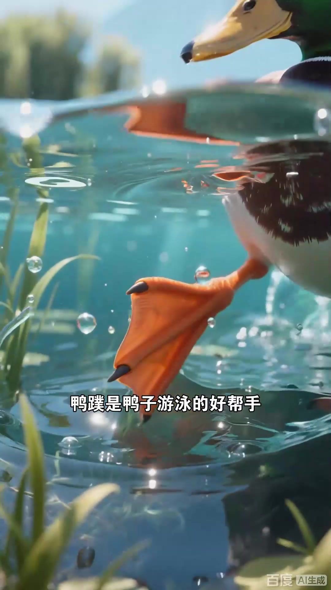 一个冷知识：鸭蹼帮助游泳_4