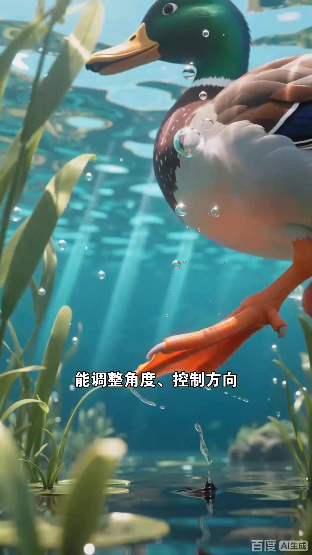 一个冷知识：鸭蹼帮助游泳_3