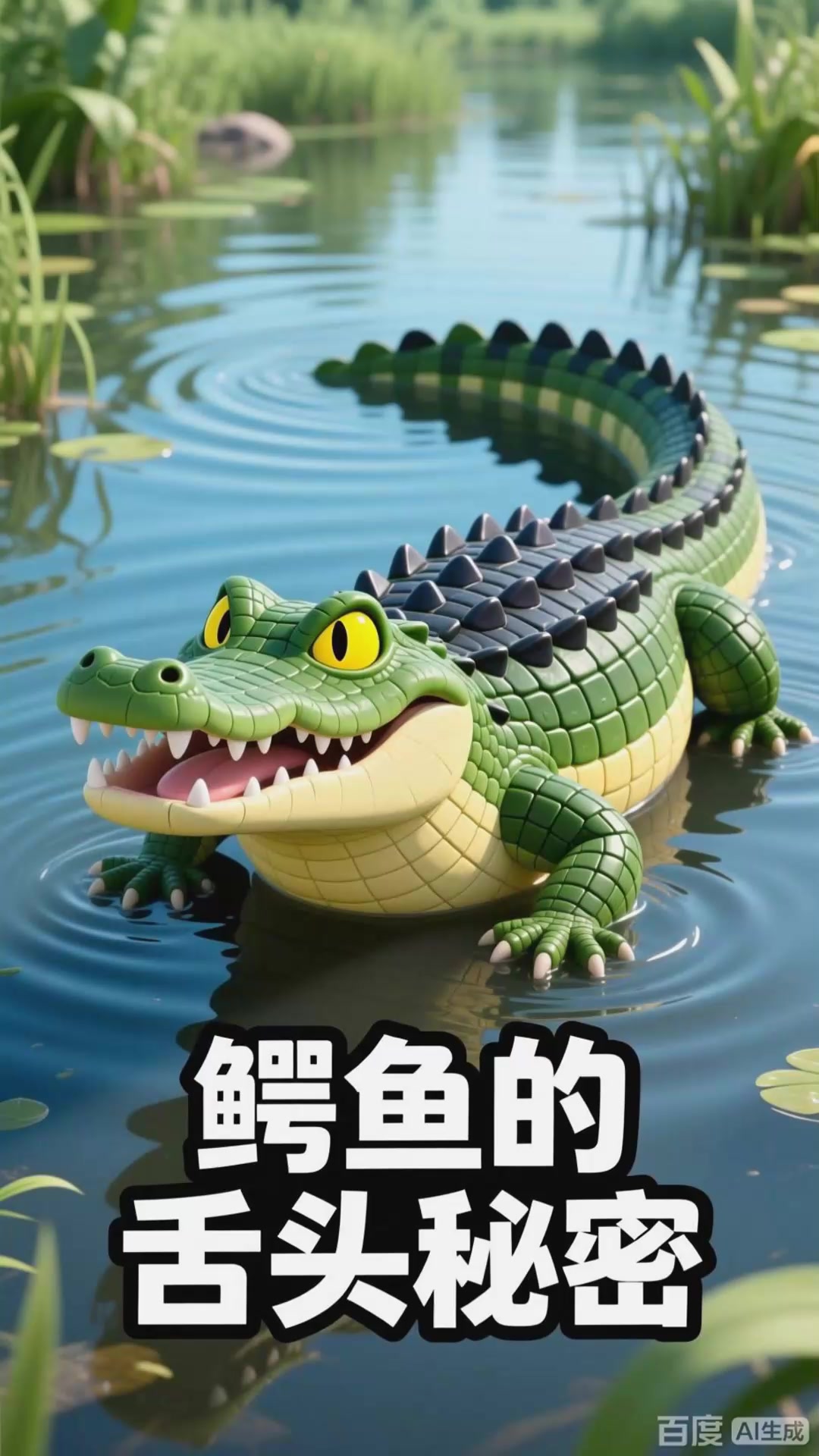 一个冷知识：鳄鱼无法伸出舌头！_0