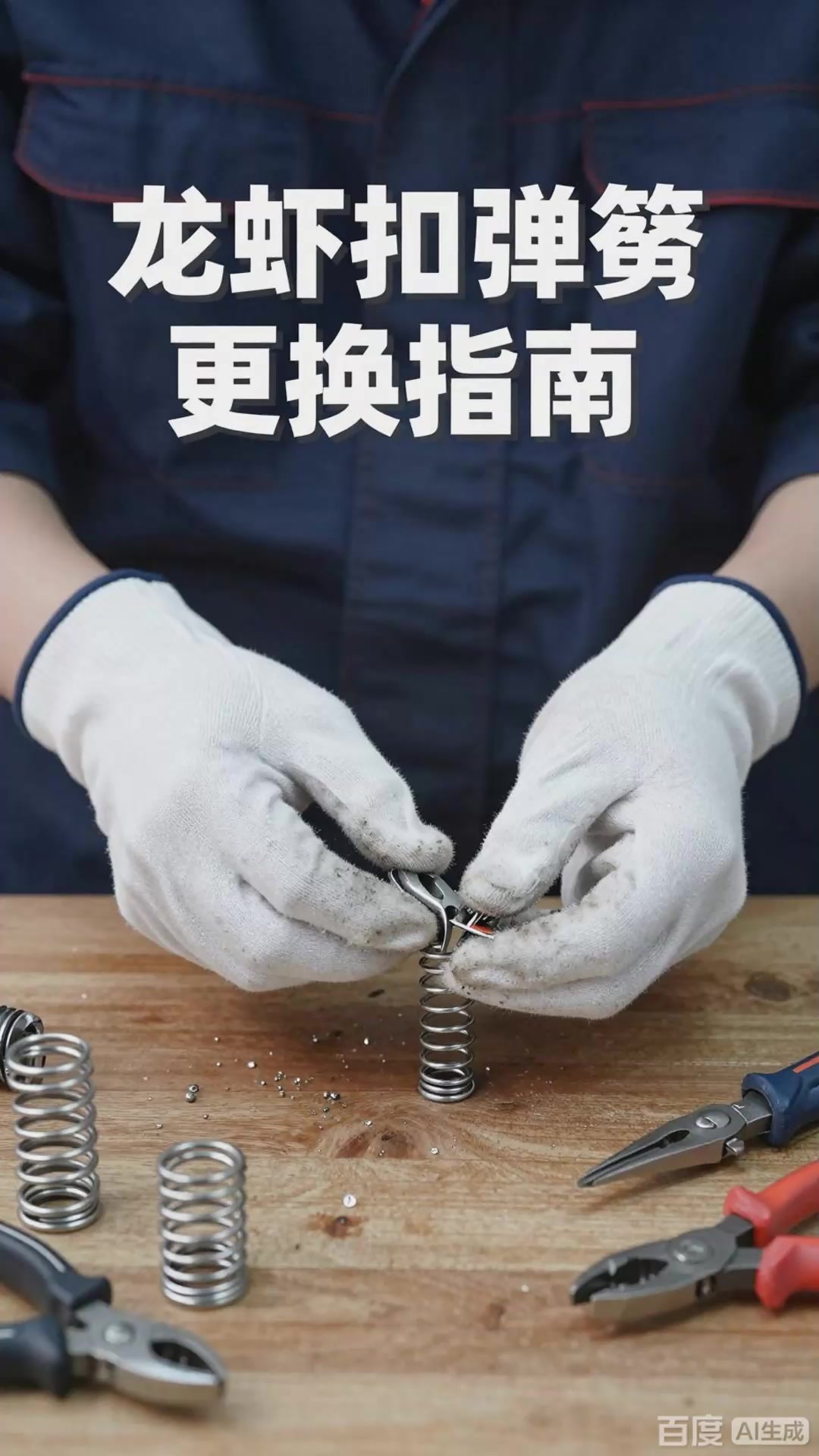 《龙虾扣弹簧坏？换》