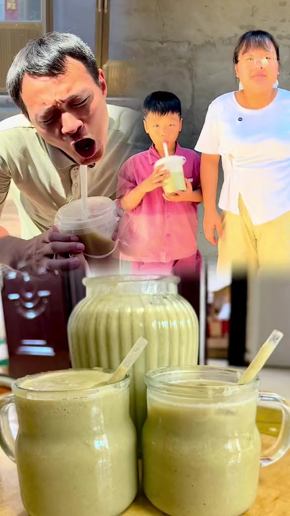 冰镇绿豆沙真好喝