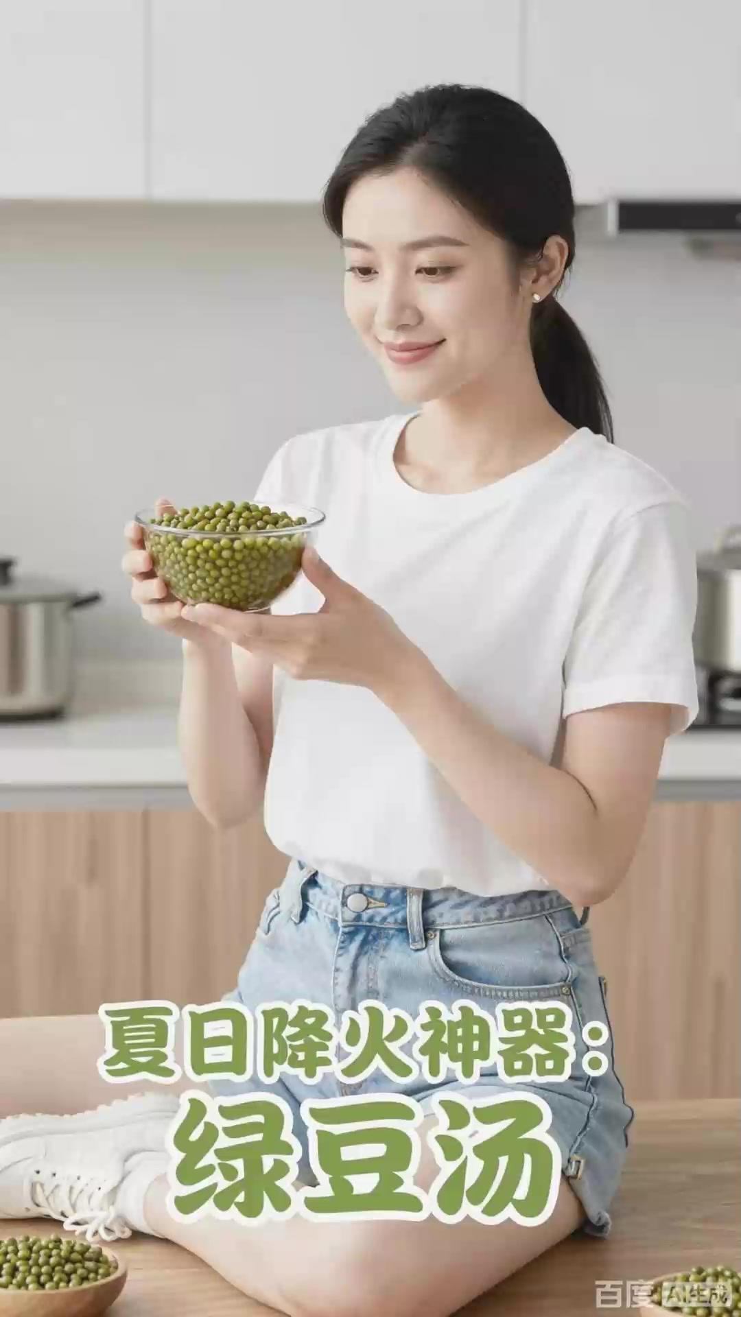 喝绿豆汤清热解毒，夏季消暑又解渴，家常必备降火气。