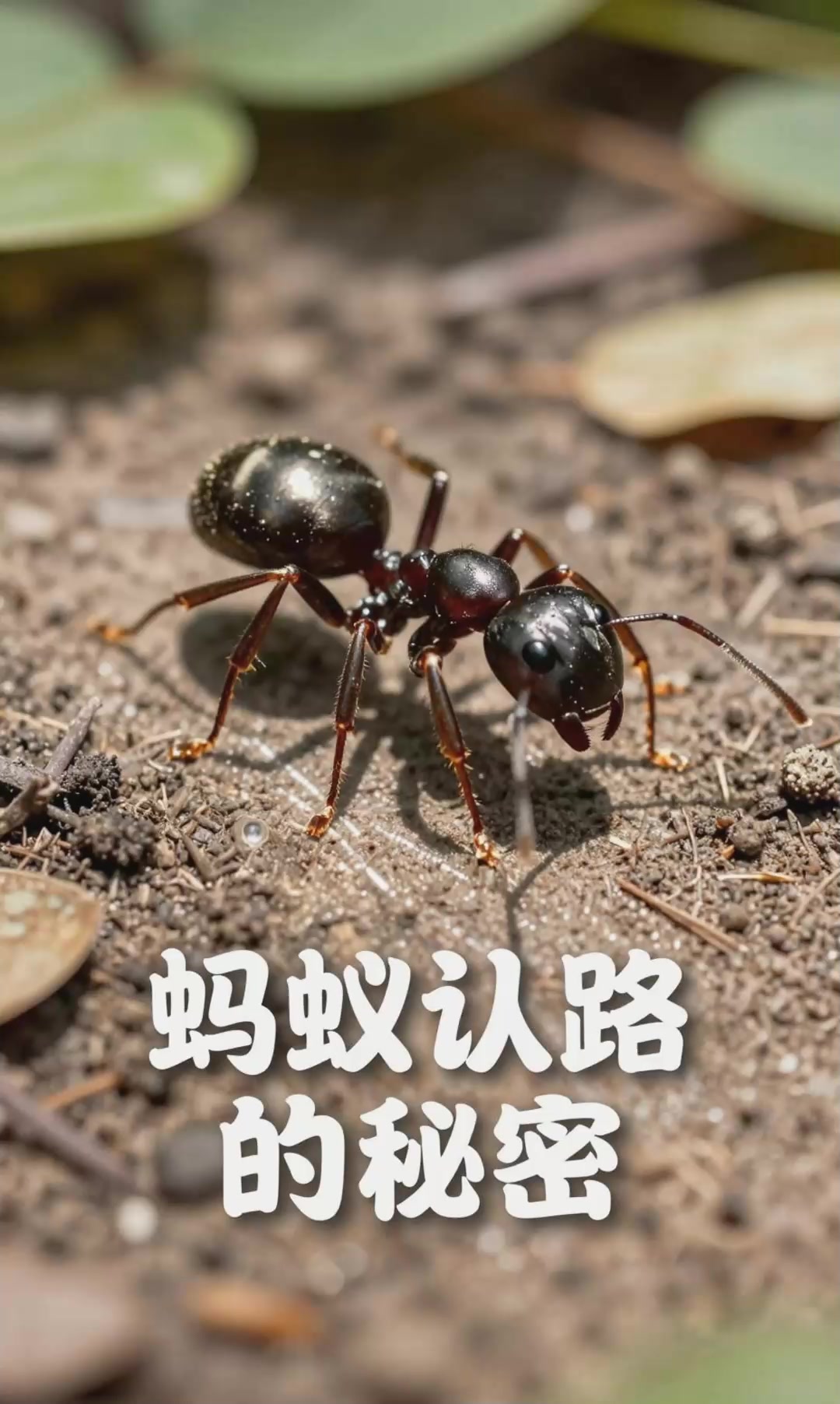 探究蚂蚁的行走路线，跟踪观察！