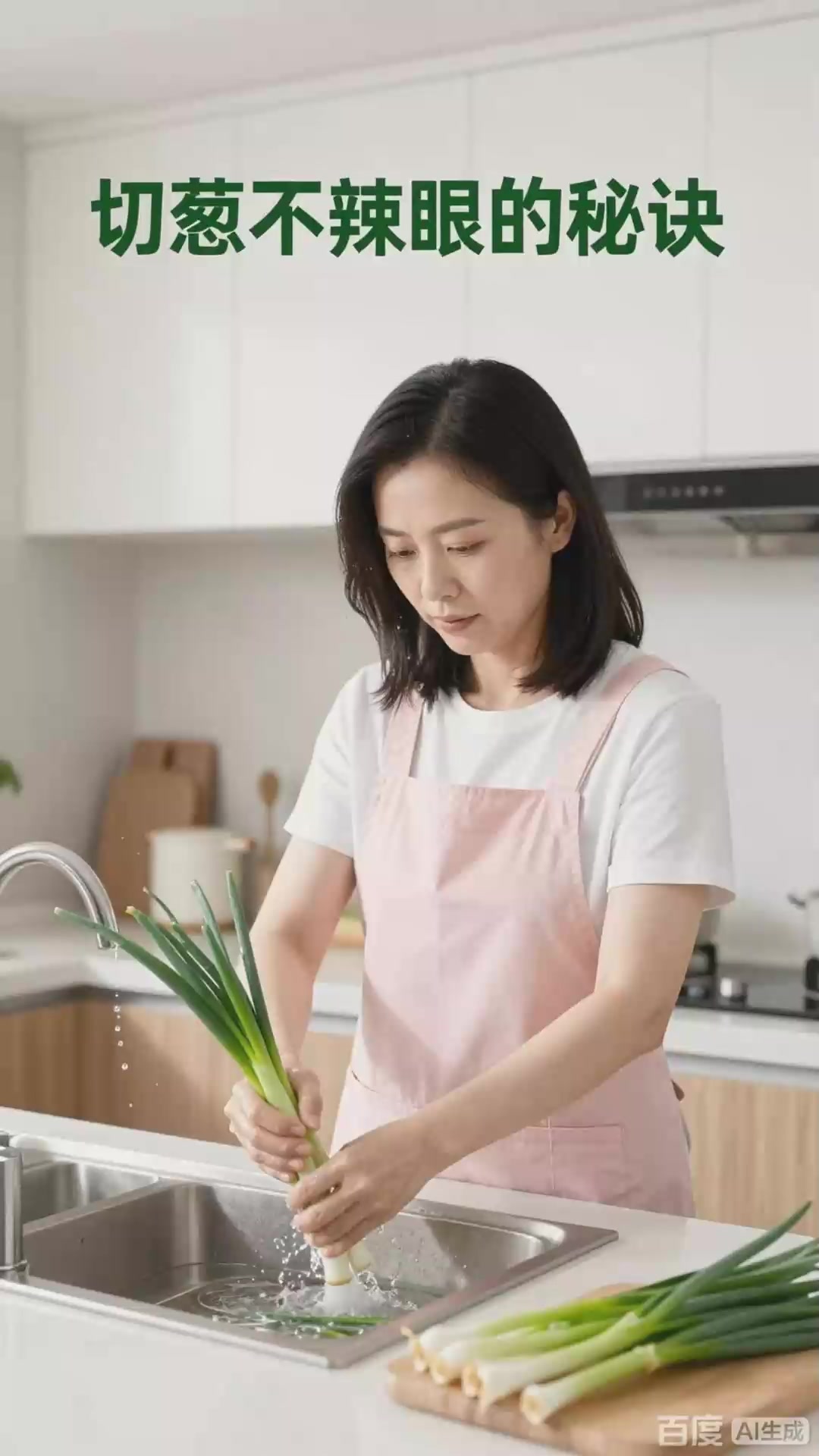 古人没有切葱器,葱花切碎均匀不辣眼小方法