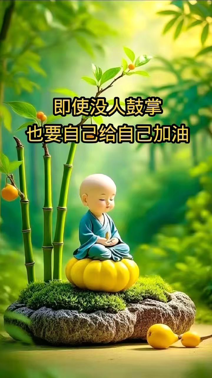 即使没人鼓掌，也要自己给自己加油话题：#正能量 #自信 #心灵鸡汤