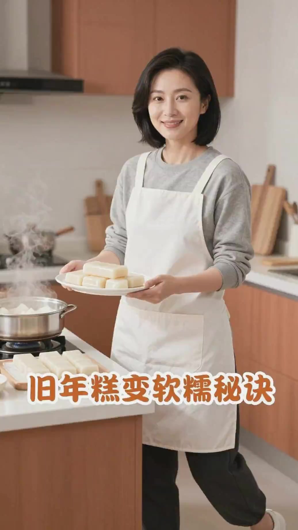 《旧年糕太硬？切片蒸一蒸，软糯Q弹牙》