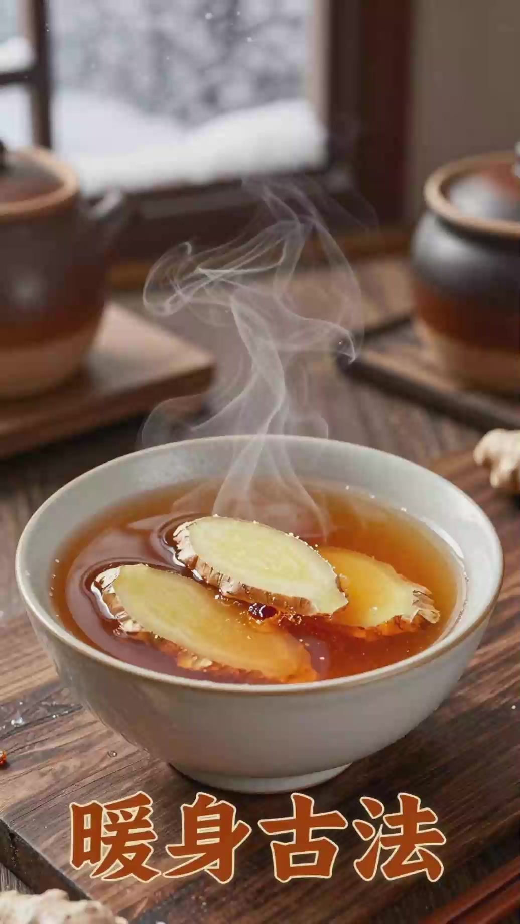 古人没有暖身法？姜汤红糖，暖身驱寒更舒服