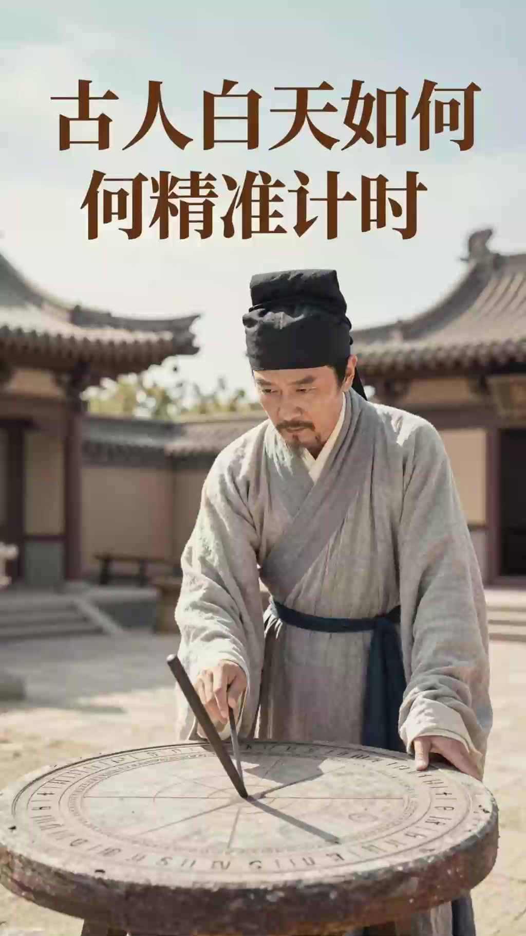 古人计时技巧？日晷观影，白天计时超精准