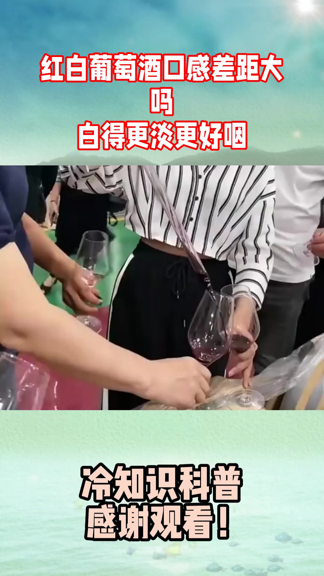 红白葡萄酒口感差距大吗？白得更淡更好咽
