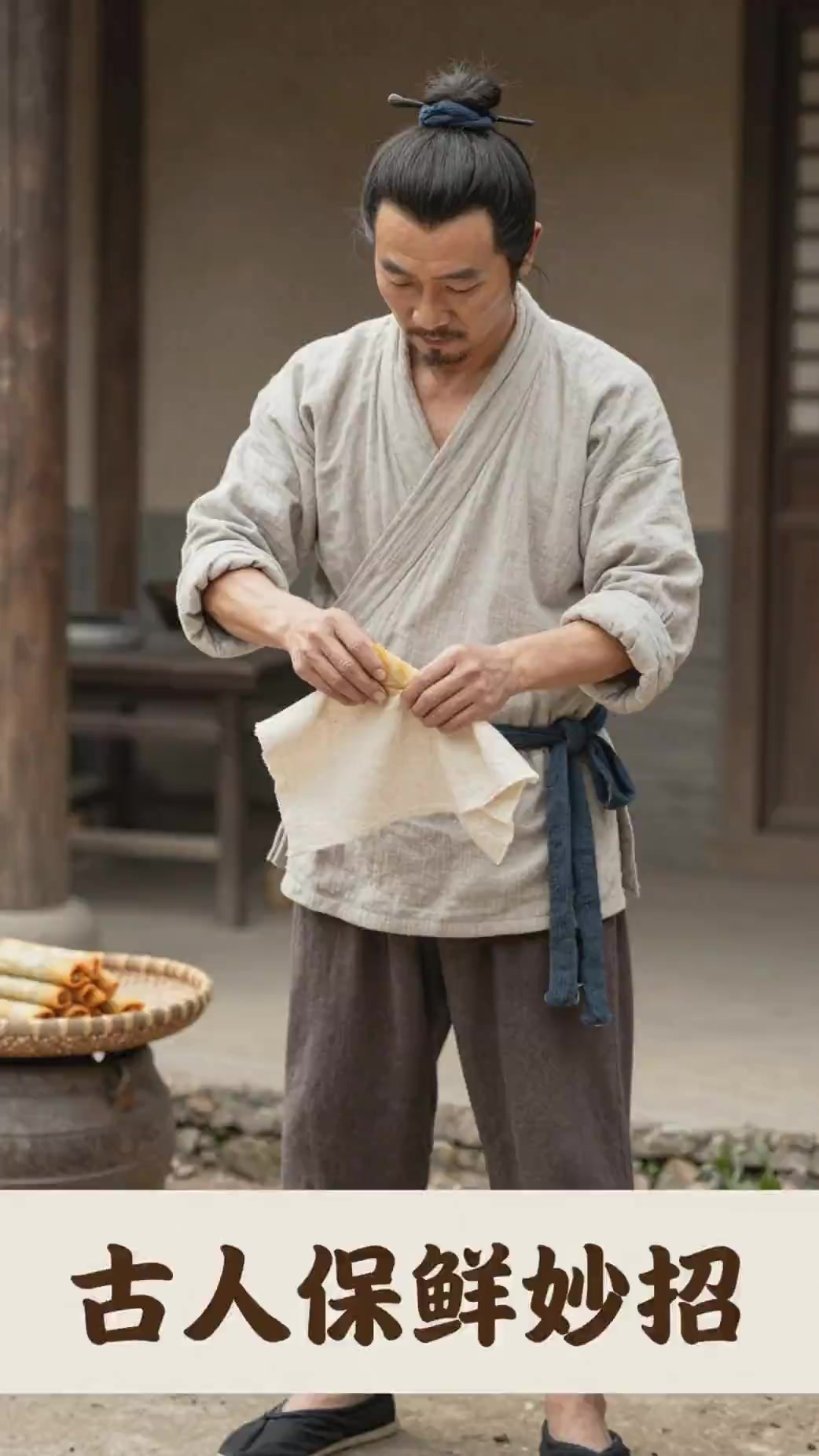 《古人怎么保存鲜春卷？这层冷冻能放一月》