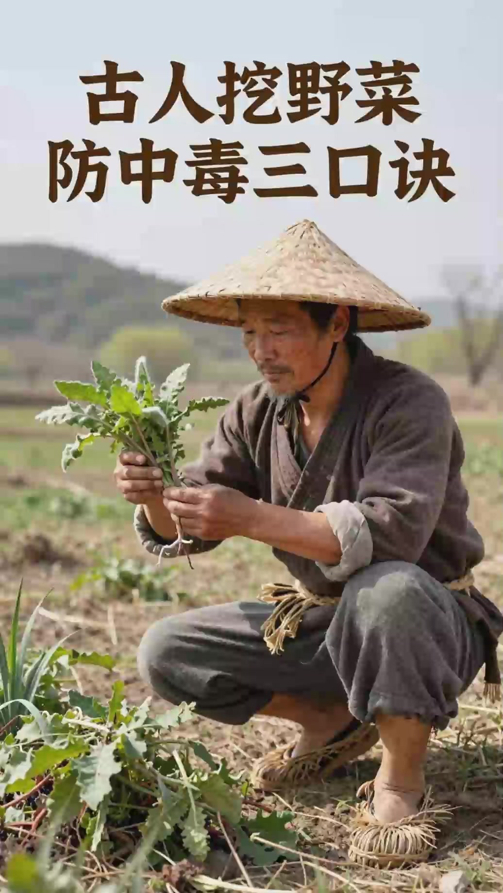 古代怎么辨别有毒野菜？三句口诀挖菜人必。