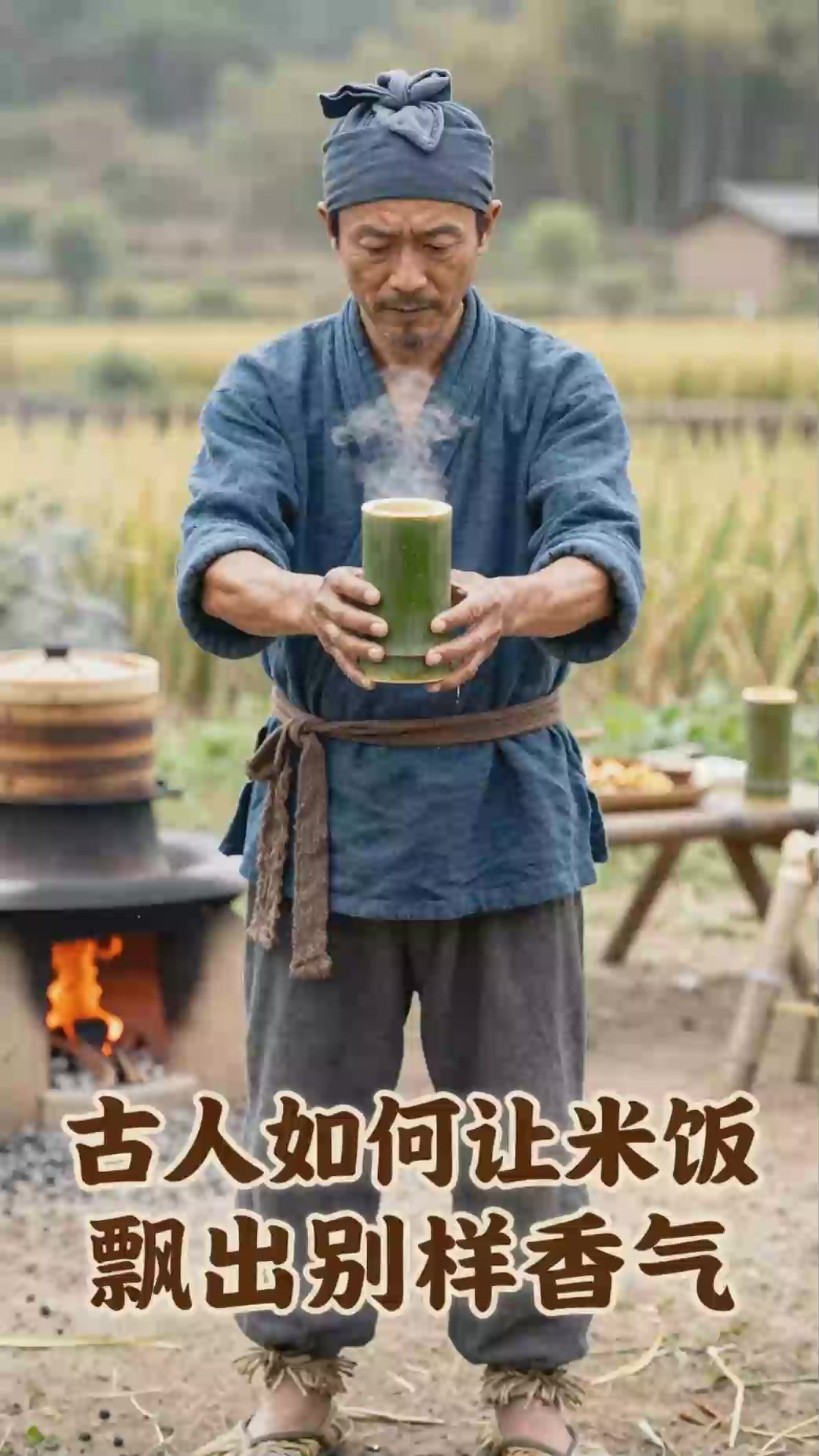 古人如何让米饭更香？竹筒蒸饭法比电饭煲还绝。