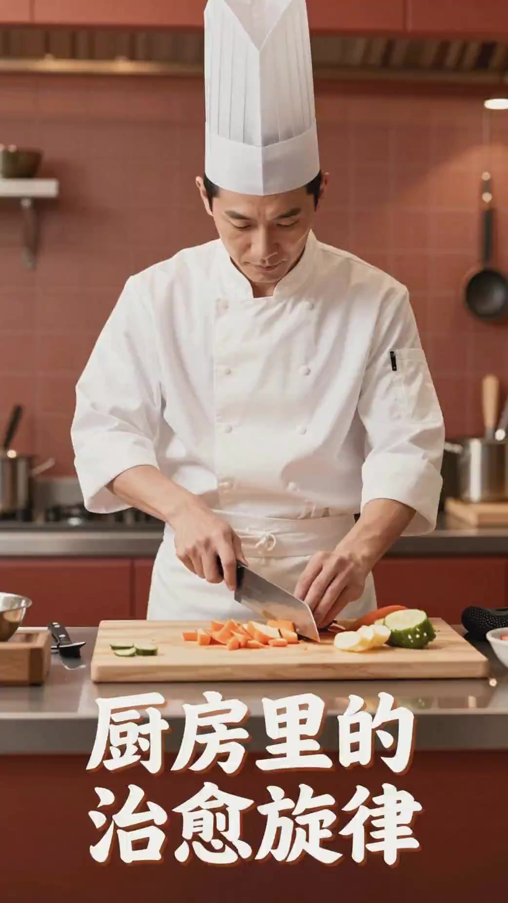 《切菜均匀节奏声，是做饭时的治愈小旋律》